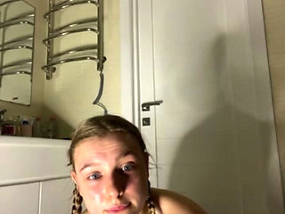 Sloppy blowjob and sitting on the cam