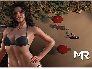 Treasure Of Nadia - Sexy Librarian Sunbathing On The Beach E1 #41