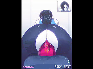 Hentai Female cum on bycicle bike