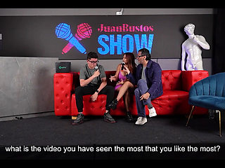 Jessica Sodi Squirts on Shy Big Dick Fan in Juan Bustos Show Ft. Khloe & Melanie