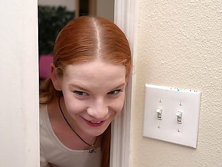 Sweet Ginger Teen Gets Caught Pranking Step-dad