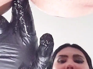 POV Sissy anal training with BBC strapon!