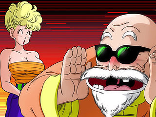 Kame Paradise - Roshi Fucking Panchy at Bulma's House
