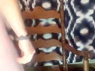 Risky Pregnant Furniture Slut