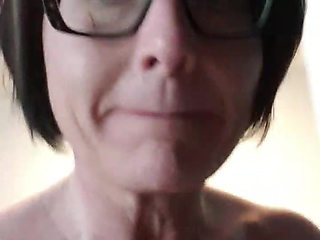 Julie does nude run in the office