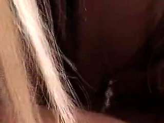 Blonde sexy girl Vanessa massages and fucks client in practice