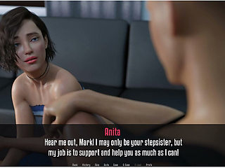 Anita's Internship - Gameplay - Roleplay - Petite Teen Stepsister Teases Stepbrother with Her Petite Tits