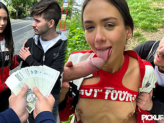 PICKUP CLUB - Naughty Vixi Rafi chooses long dick