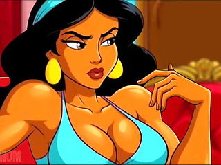 Aladdin Hentai: Genie Grants Jasmine's Dirty Wishes - Cartoon Porn Parody