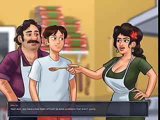 Summertime saga: hot Italian MILF from the pizzeria ep 55