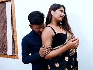 Indian pornstar Tejaswini gets hardcore fucked by Aniket while styling her hair - Blowjob, Doggy Style, and Cum in Mouth