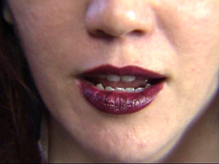 Evangelines Is a Lipstick Nurse (mouth Fetish)