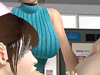 3D Hentai Umemaro Big Breasts Nurses 1