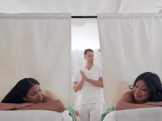 Spa seductress is going to get fucked on all fours