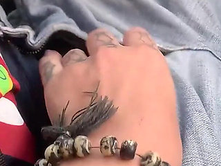 Naughty Tattooed Dreadhot Deep Blowjob. Intense Facefuck