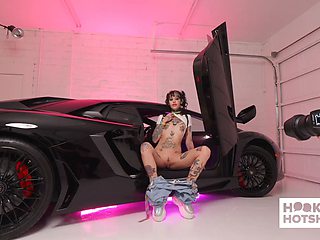 BTS - CC Doll Spreads Her Ass In A Heated Photo Session!