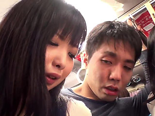 Crowded Bus Temptation - Surrounded by Married Women Who Turn the Tables on Him - Part2