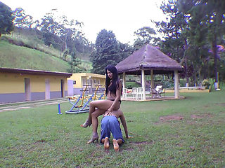 Pony Boy Carries Sexy Domina Muscle Girl - Do What I Say to You My Pony Boy