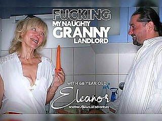 Eleanor Lucky To Fuck My Skinny 68 Year Old Granny Landlord Eleanor In Her House When Her Husband Just Left - Leslie Taylor