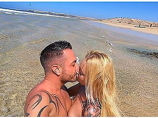 Outdoor-sex Deutsche Skinny-milf Hat Sex Am Strand