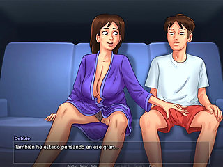 Fantasy fulfilled with stepmom FULL sex all day - summertime saga