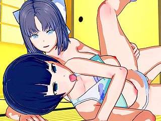 Senran kagura 3d, teen titans go animated, hentai anime futa