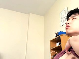 Your Asian Boyfriend Cumming In The Morning Beside You!