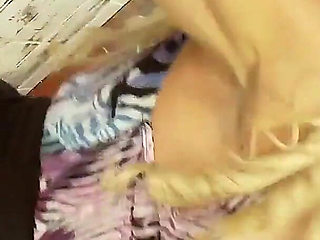 The mature Cindy Behr a slut with two provocative tits and a shaved pussy wants a big cock in her pussy