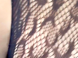 Blonde Nylon Slut Gets Her Ass Fucked While Tied up!!