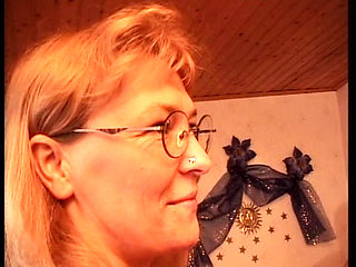A Blonde Lady From Germany Is Here to Drain His Cock
