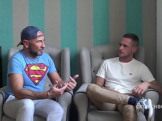 Leo Grin fucked bareback by Apolo Adrii in Madrid