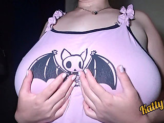 Do you want to play with my Huge Natural Tits Katty Milk