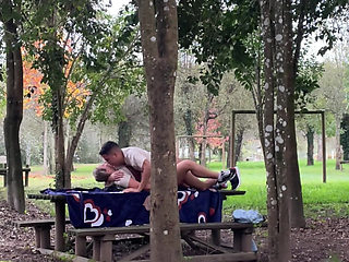 Stepmother Gets Caught Having Sex Outdoors