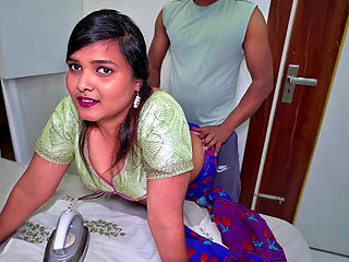 Indian Maid Squirts and Twerks with Her Huge Ass on Her Boss’s Cock