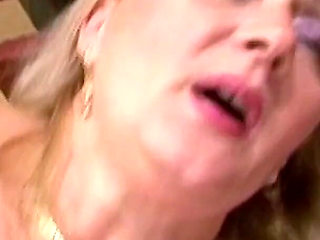 Blonde BBW mature gets fucked in the ass by step son