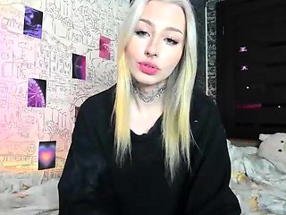 Blonde Teen Solo Masturbating On Webcam