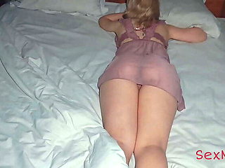 Step Mom Fucks Step Son POV - Big Booty MILF Squirts From Big Cock Missionary