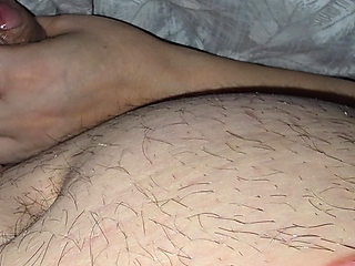 Step Mom Helping Step Son Get Out the Nasty White Stuff