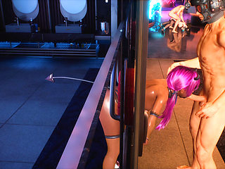 Little Succubus in a glory hole