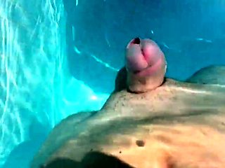 Swimming Pool Masturbation Hands Free Orgasm