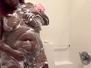 In the Shower Washing My Sexy Chubby Body