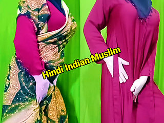 Indian Muslim beautiful woman spends the night with another man - In Hindi