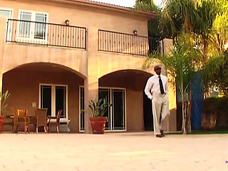 Breathtaking MILF Sunny Day Is Sucking and Fucking a Long Black Dick to the Balls.