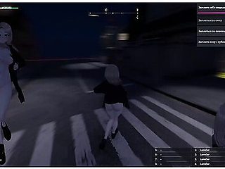 She Got Lost In A Big City And Started Flashing Her Naked Body At Passersby. Part 2