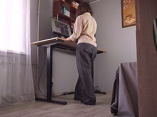 Coworkers Pants Fall Down at Work Enf Disaster