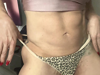 Shredded body built to be nutted from every angle