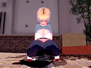 THREE DIMENSIONAL MANGA PORN - IMMENSE-BOOBED HOTTY - FABULOUS BUTT-CHEEKS - GIGANTIC BUTT pornography