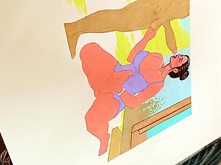 Desi Sexy Indian Sister in law drinking pee from the big cock of brother in law while pissing herself in the open