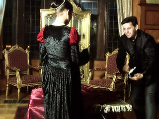 Lady Macbeth expostulates her husband to think about witches oracular utterances