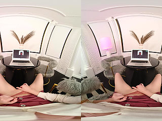 Touching Myself in Front of My Yoga Teacher - in VR